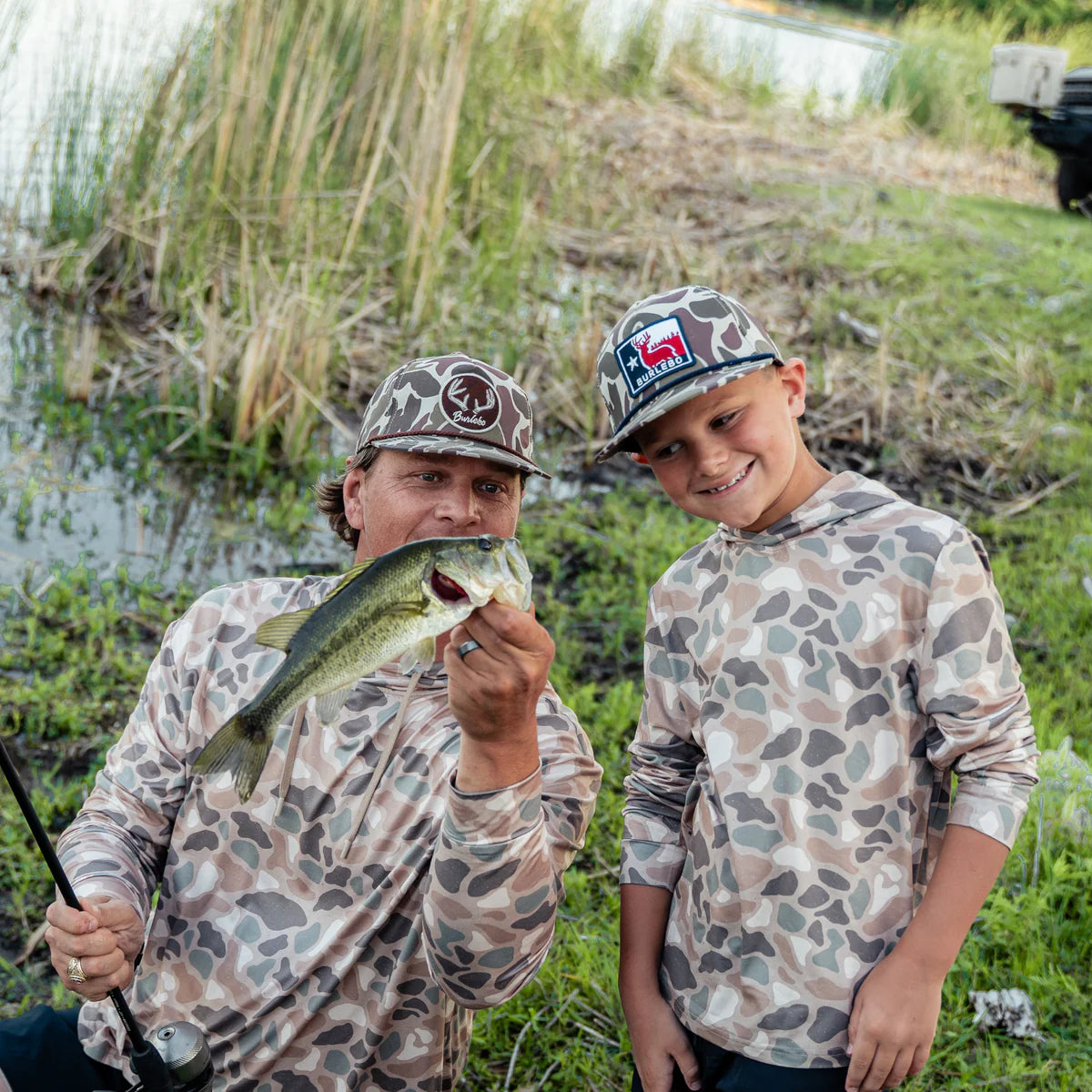 Pintail Camo Burlebo Performance Hoodie With UPF 50 sun Protection Fl/ Tx