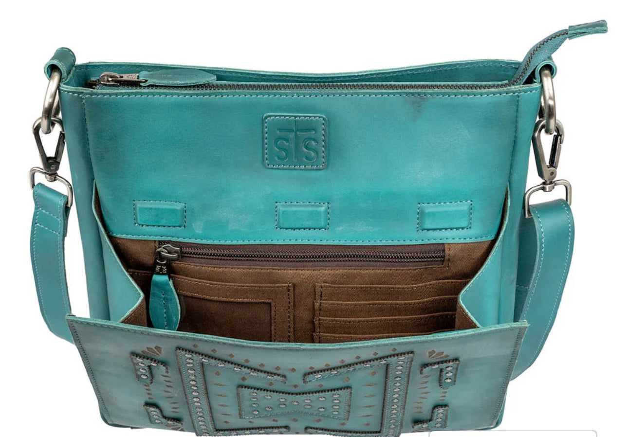 STS Wayfarer Turquoise Olivia crossbody