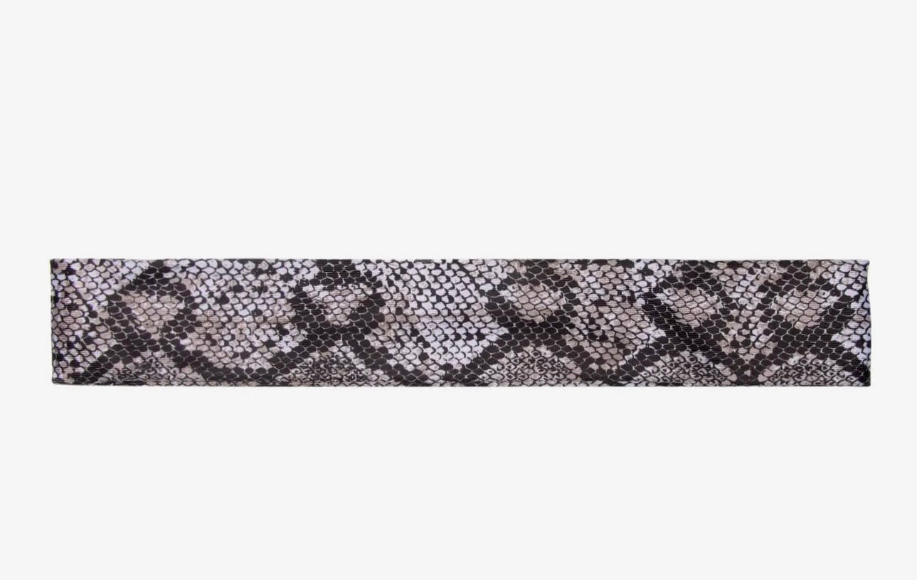 Snake print athletic headband
