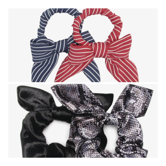 Bow scrunchie 2pks