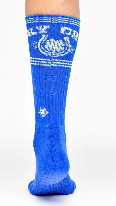 Lucky Chuck retro lucky blue boot sock