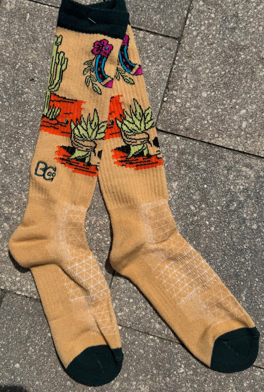 Lucky Chuck bad cowgirl dead heat boot socks
