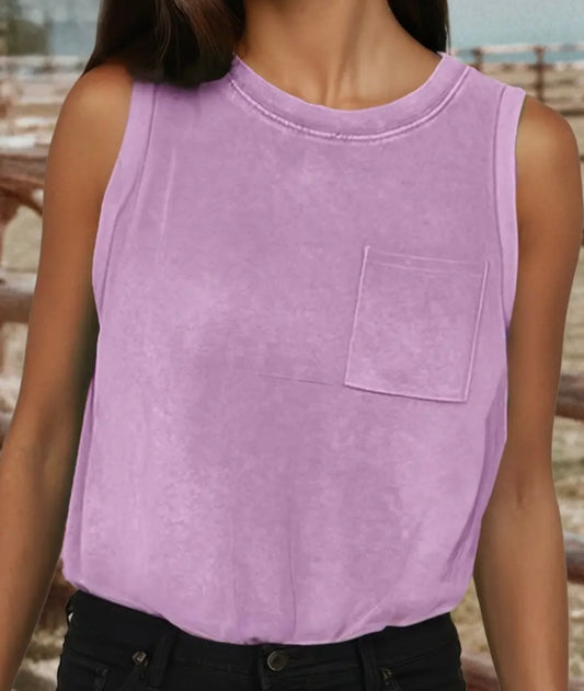 Muscle tank lilac