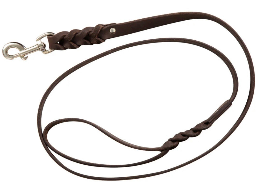 Adventurer leather dog leash