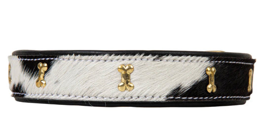 Monterey hide dog collar