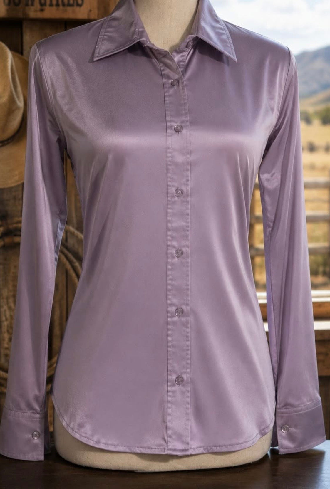 IF Branded lavender breathable pullover