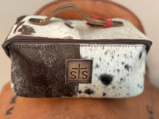 STS cowhide Elisa makeup bag