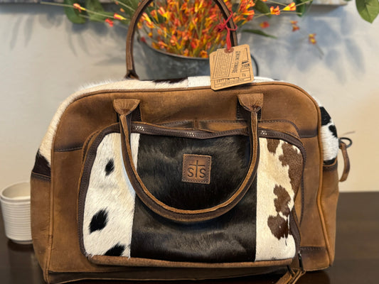 STS Cowhide carry on 2