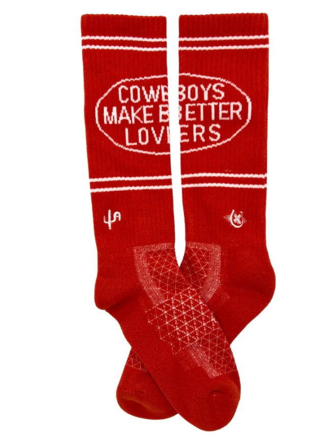 Lucky Chuck “cowboys make better lovers” red