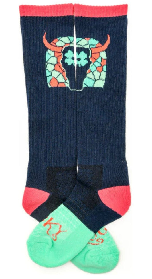 Lucky Chuck Clover boot sock