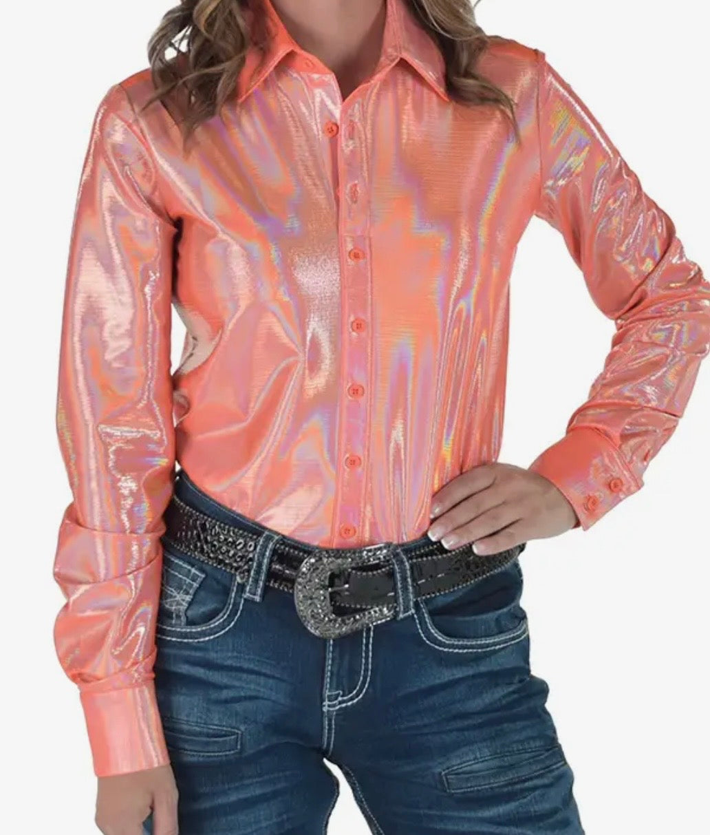 Cowgirl Tuff Peach Mist pullover