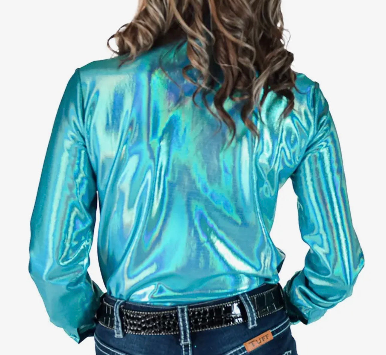 Cowgirl Tuff Ocean Mist Pullover