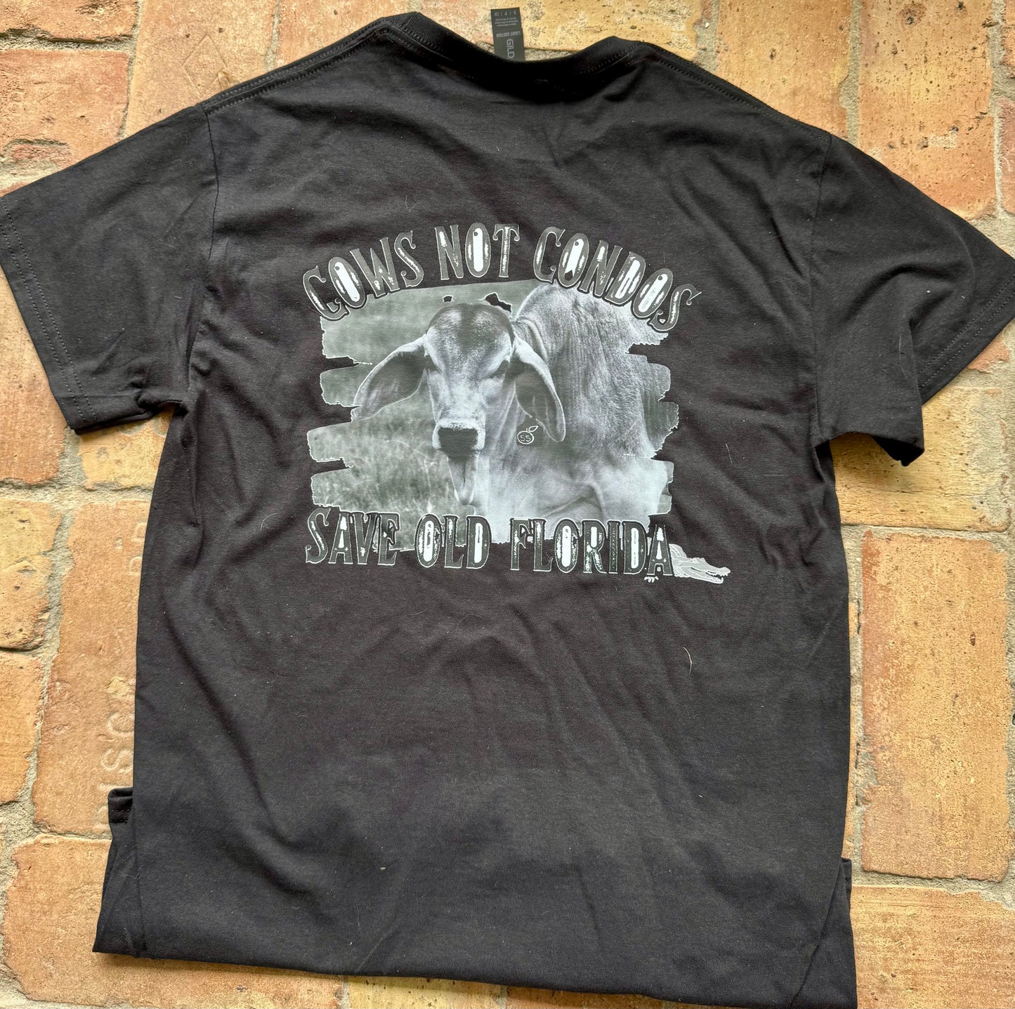 55 Oranges Cows not Condos short sleeved