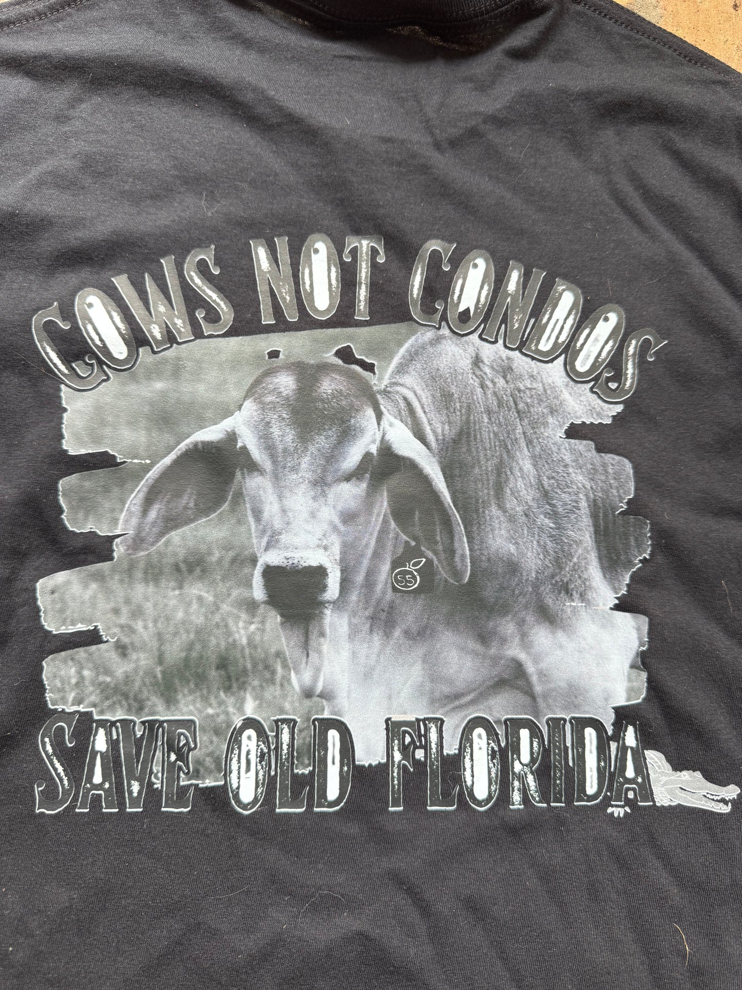 55 Oranges Cows not Condos short sleeved