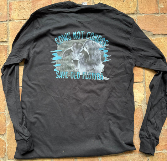 55 Oranges cows not condos long sleeved