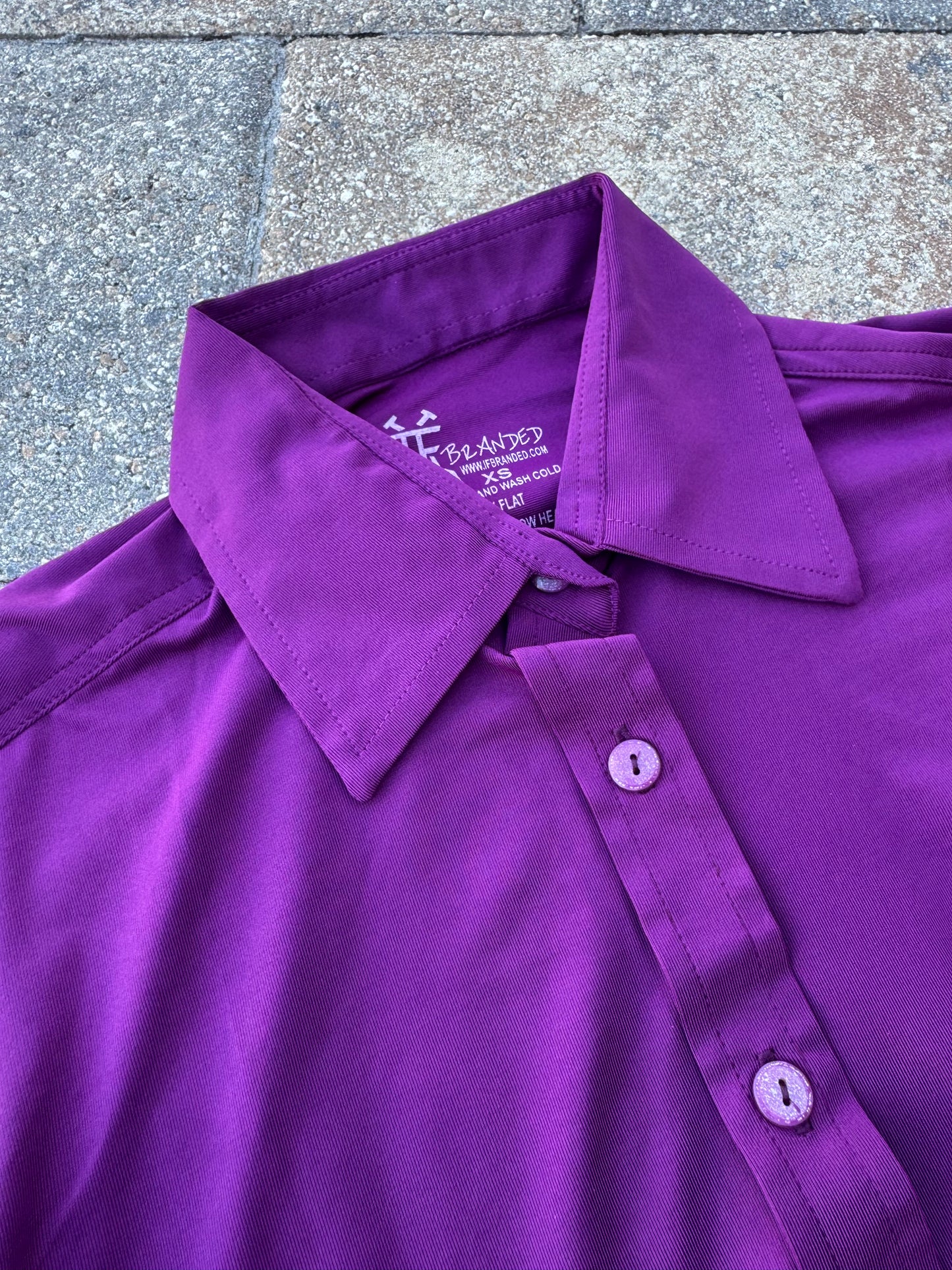 IF Branded breathable pullover purple