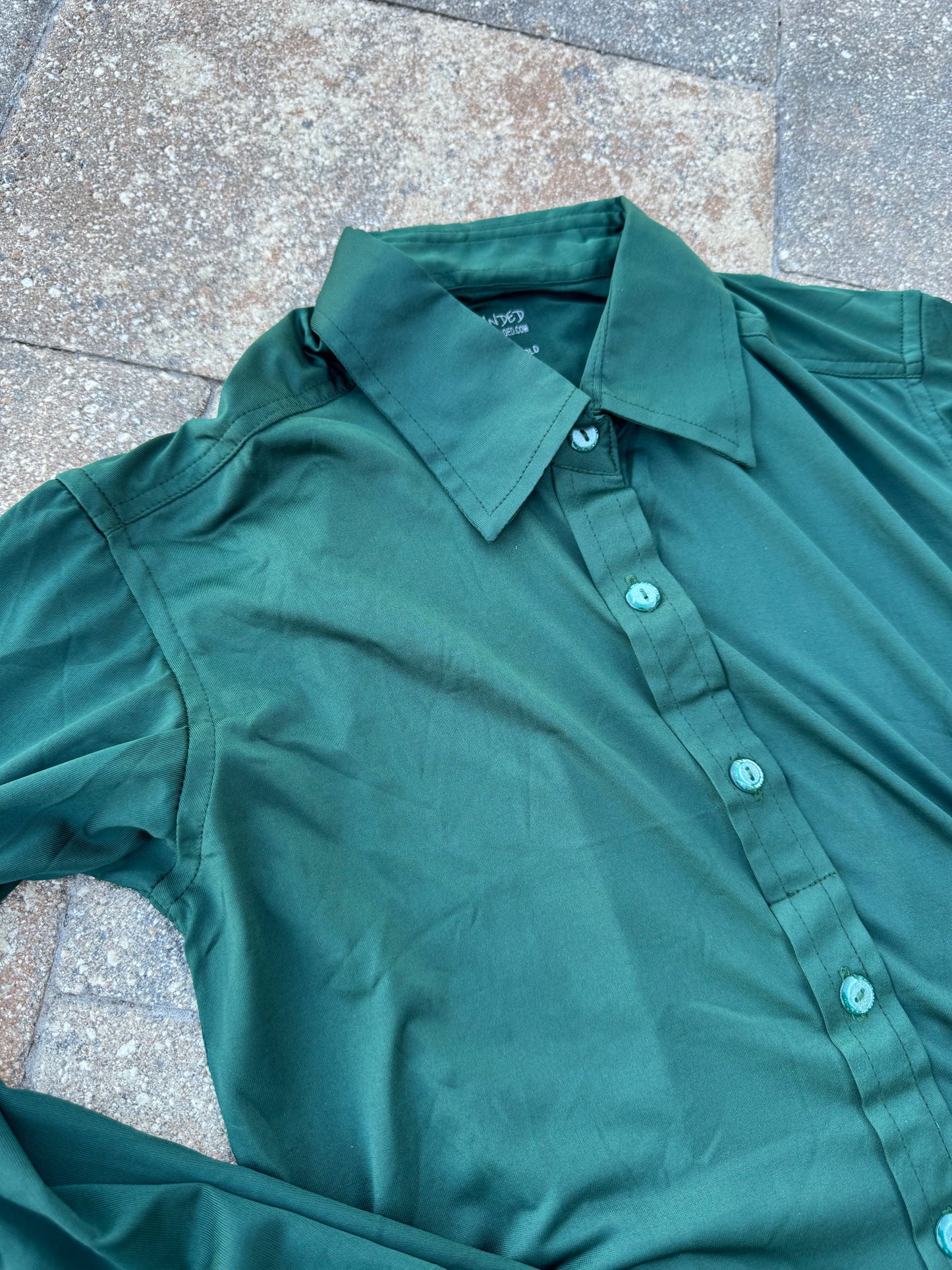 IF Branded breathable pullover emerald green