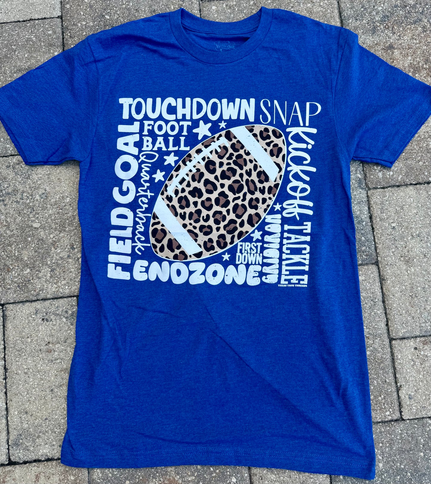 Leopard football tee
