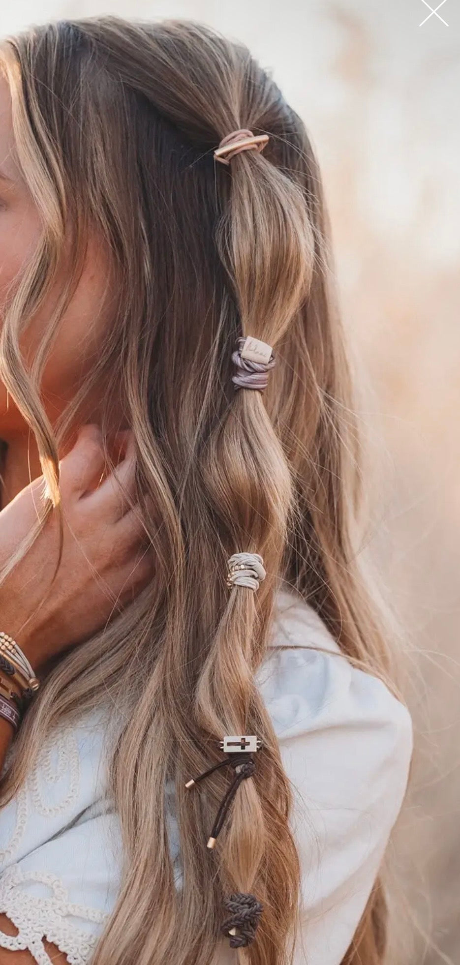 Faith hair tie bracelets