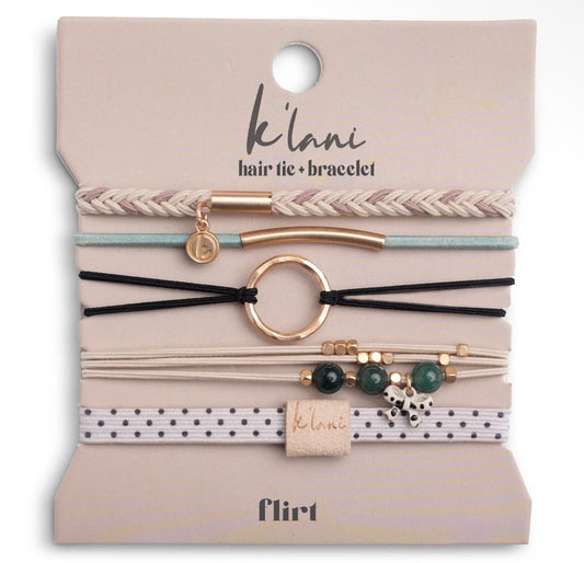 Flirt hair tie bracelets