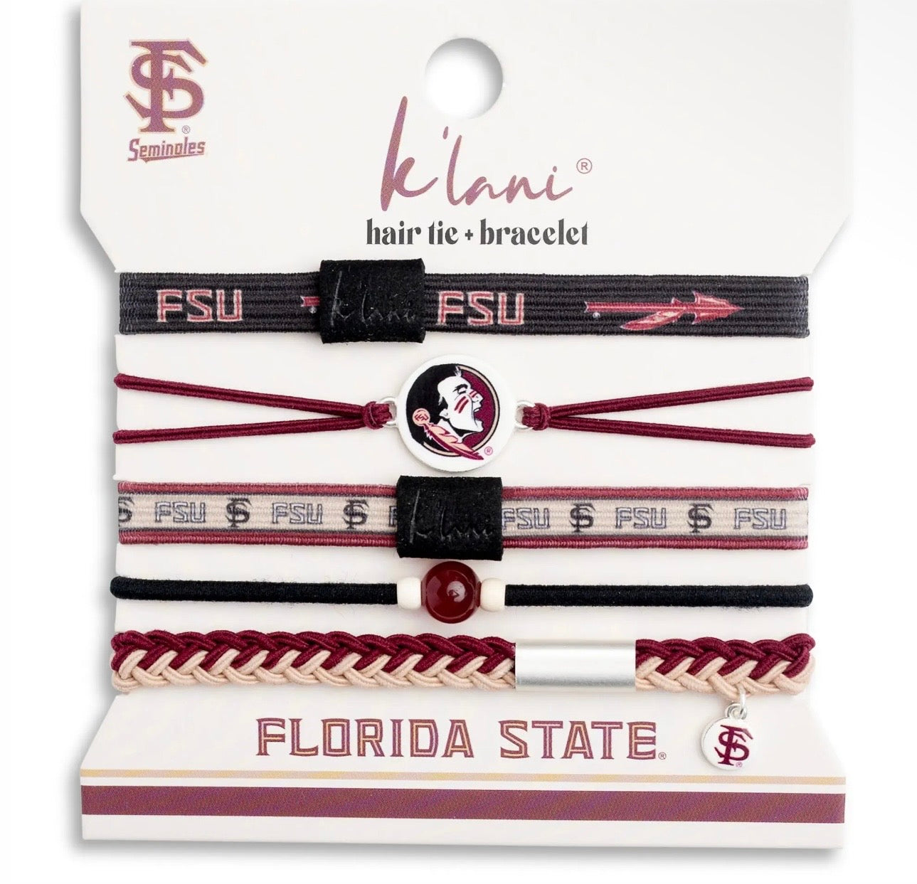 FSU or UF hair tie bracelets