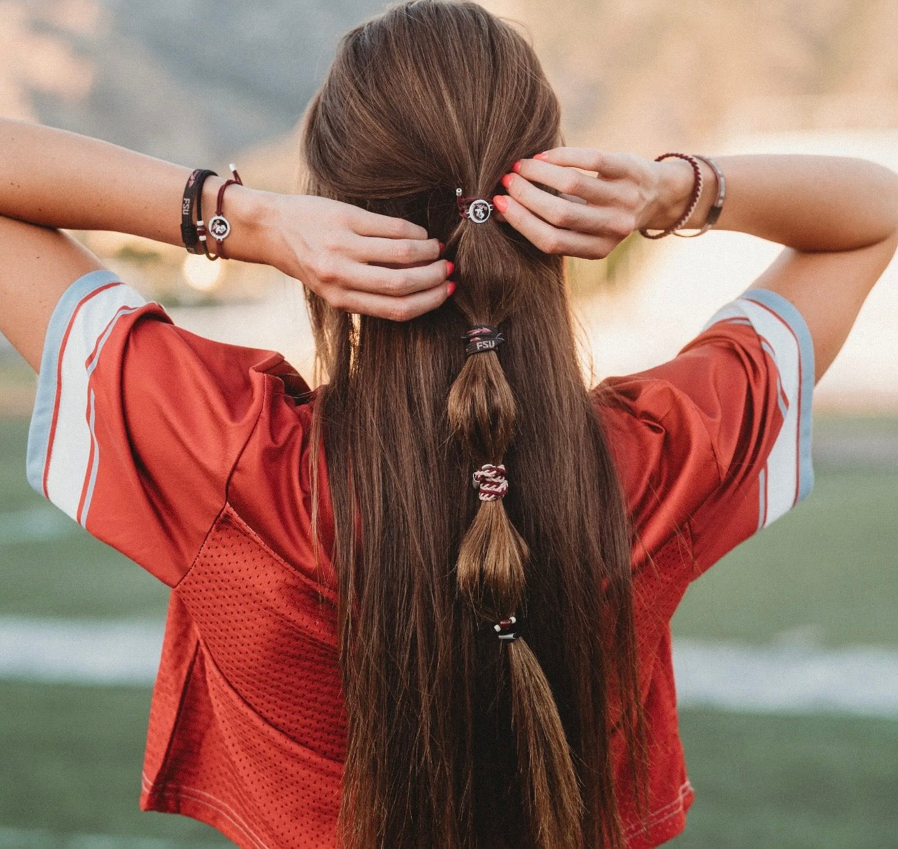 FSU or UF hair tie bracelets
