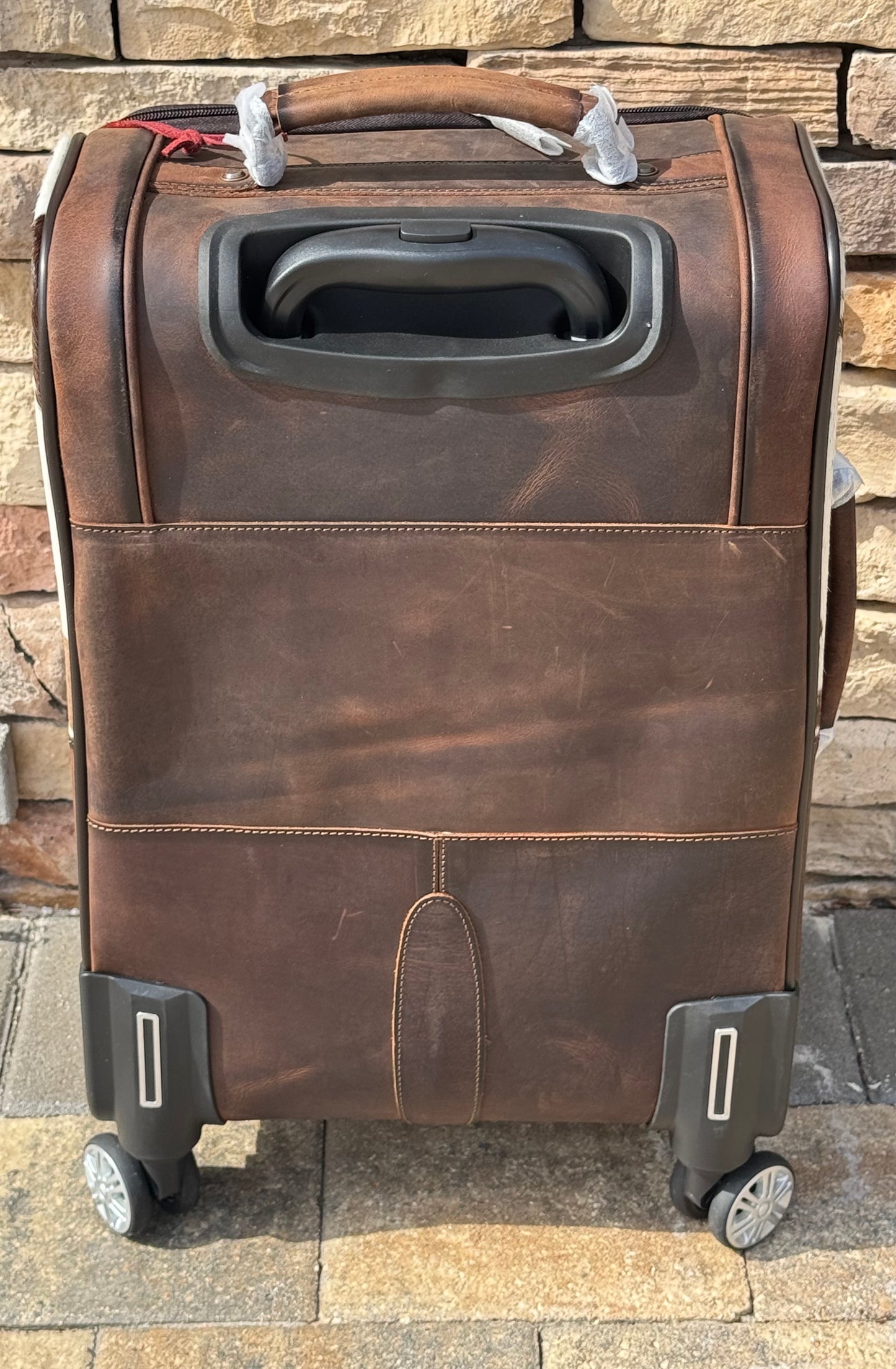 STS Cowhide Rolling suitcase 2