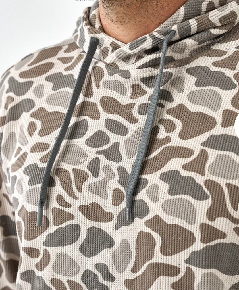 Burlebo thermal hoodie-Classic Deer Camo