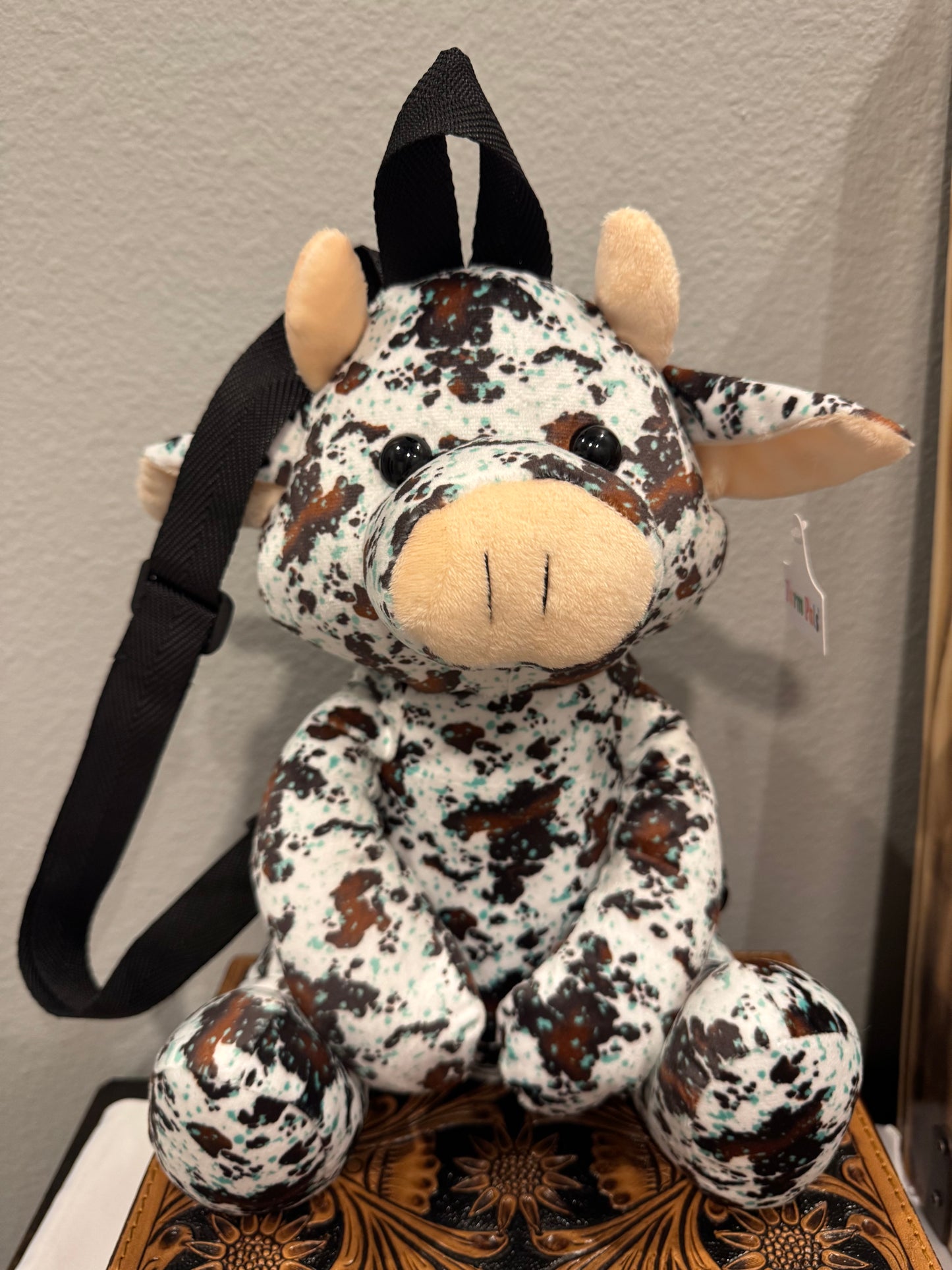 Brown cow backpack