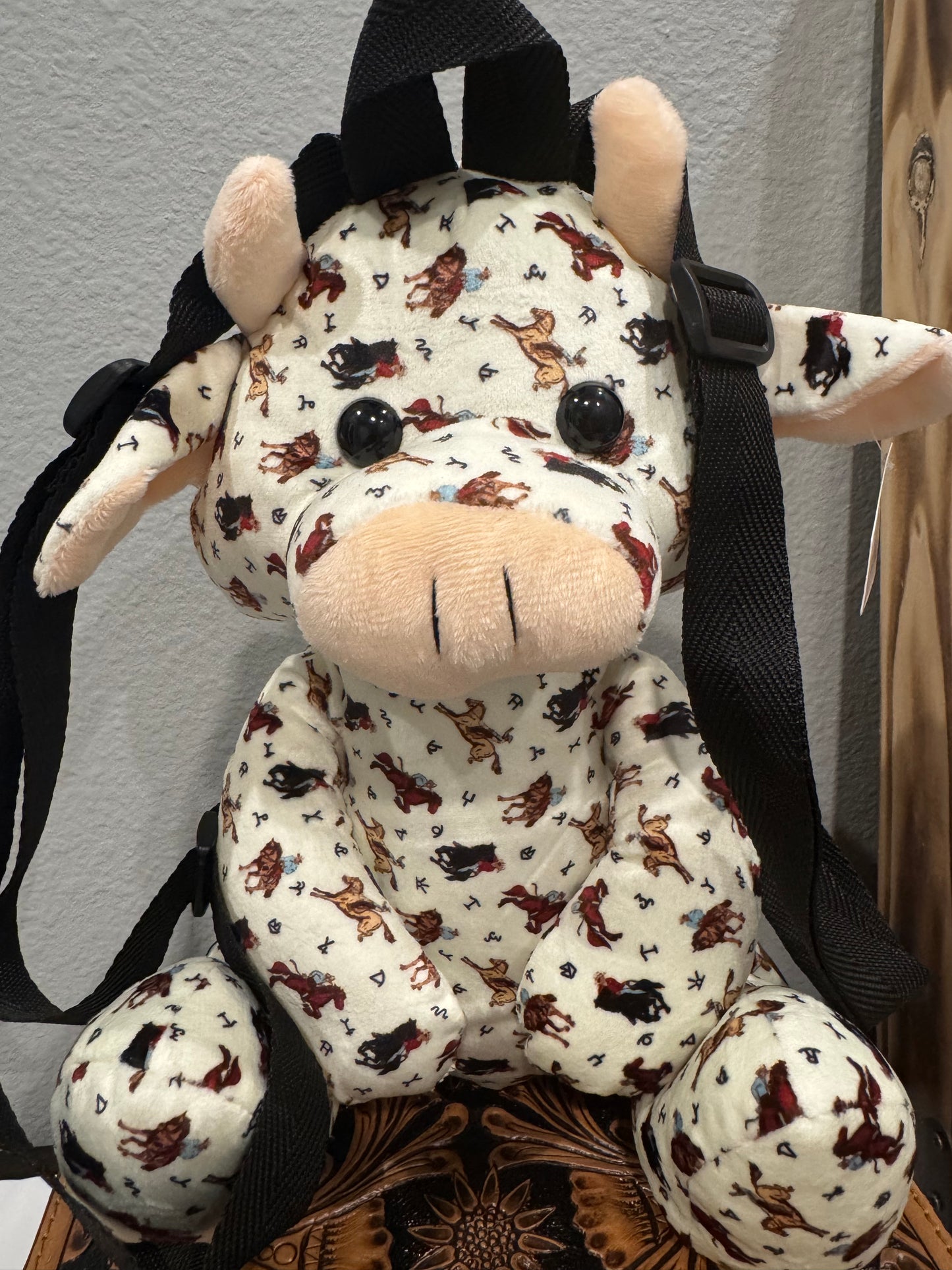 Rodeo cow backpack