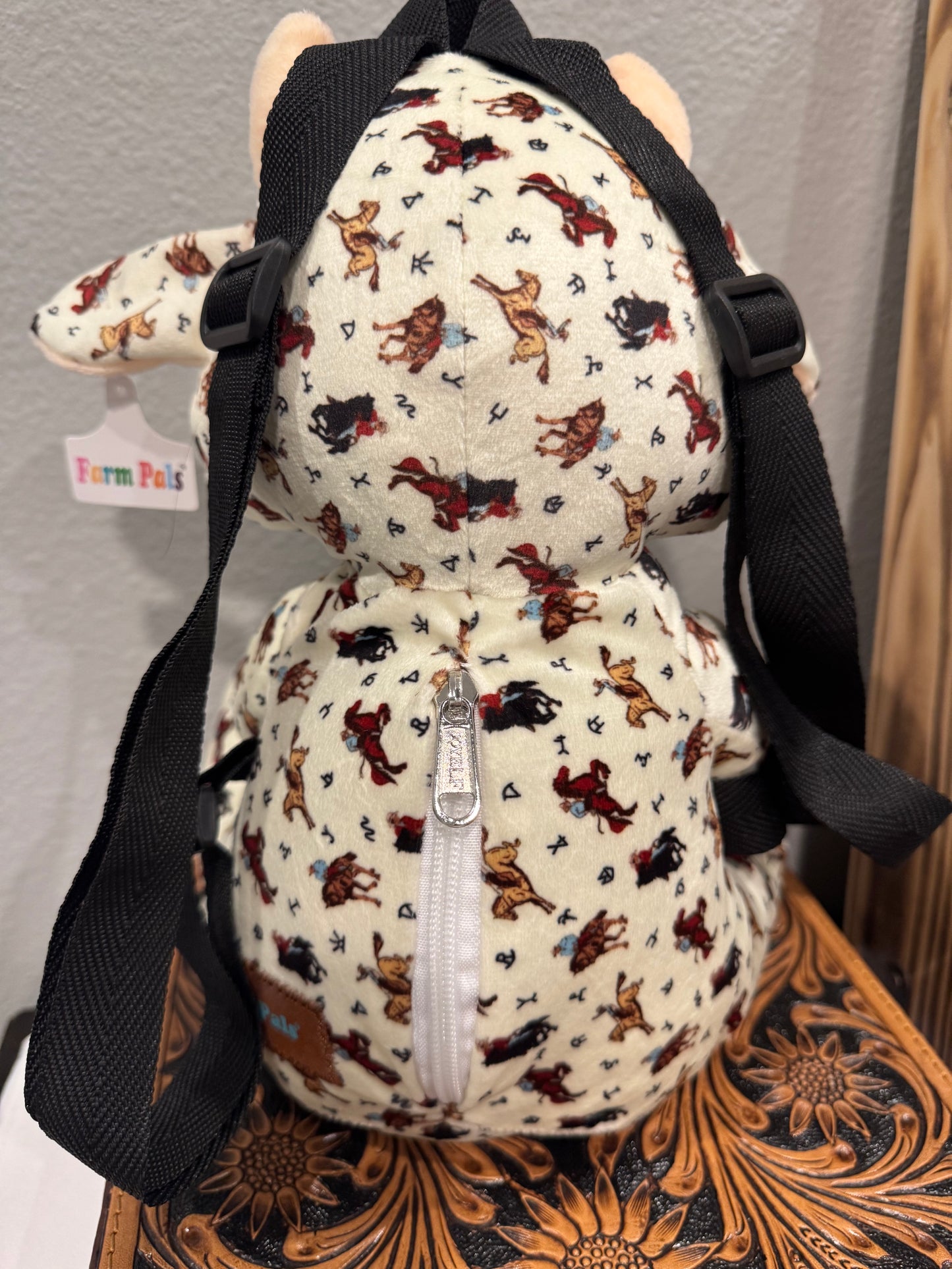 Rodeo cow backpack