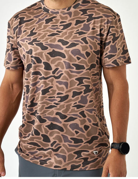 Burlebo Go To Tee short sleeved- Gauge Camo