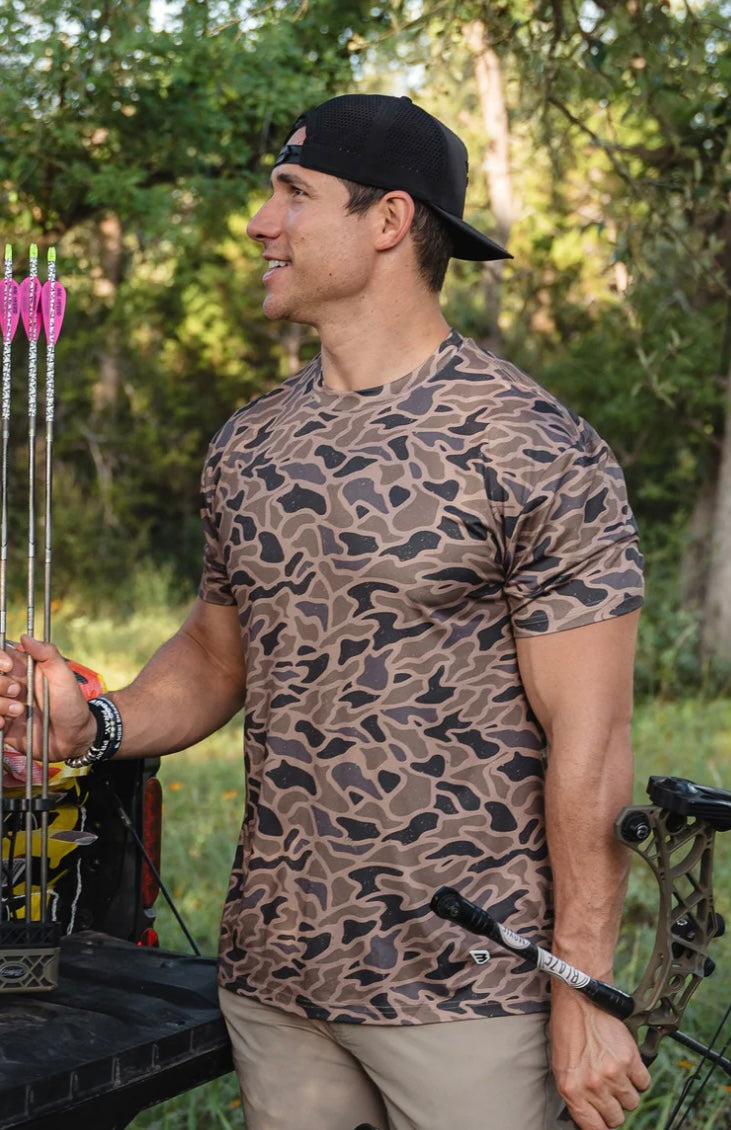 Burlebo Go To Tee short sleeved- Gauge Camo