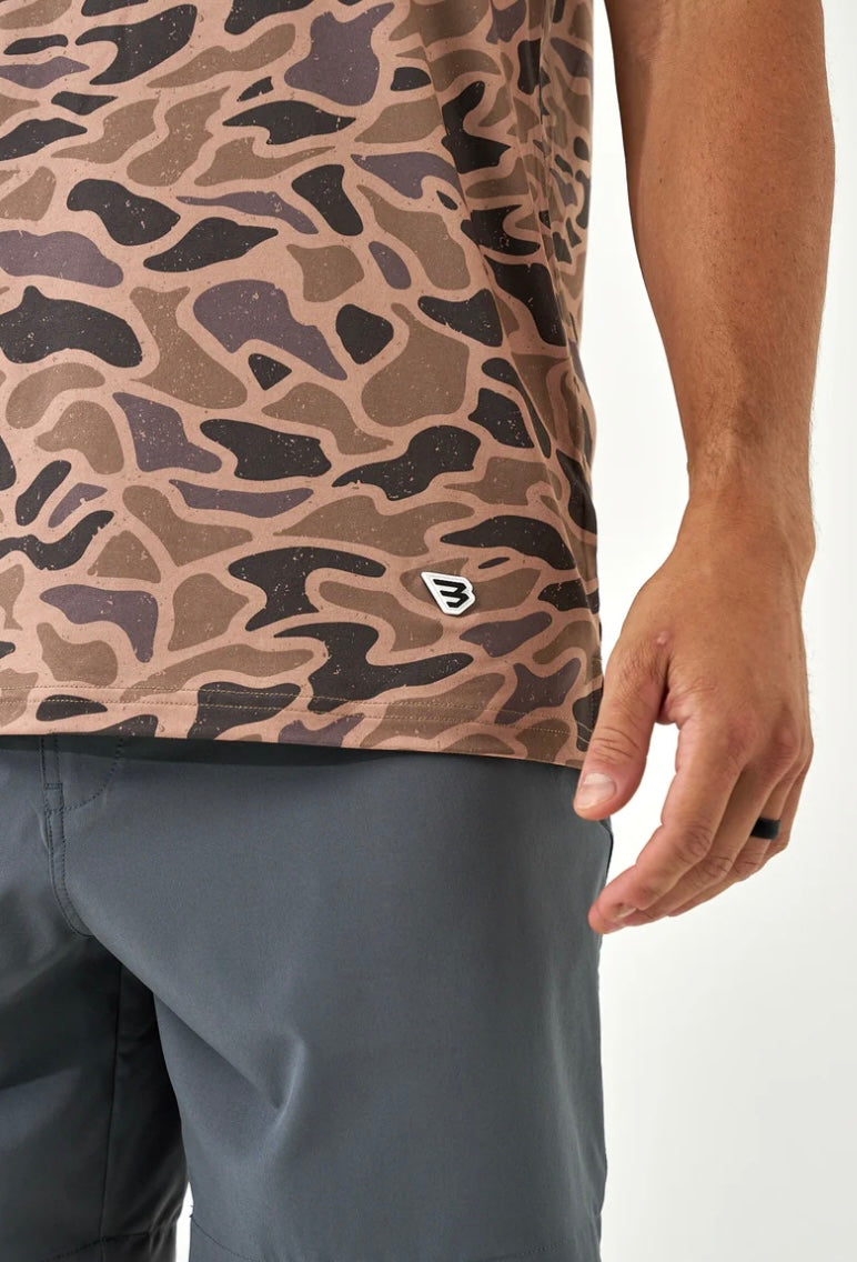 Burlebo Go To Tee short sleeved- Gauge Camo