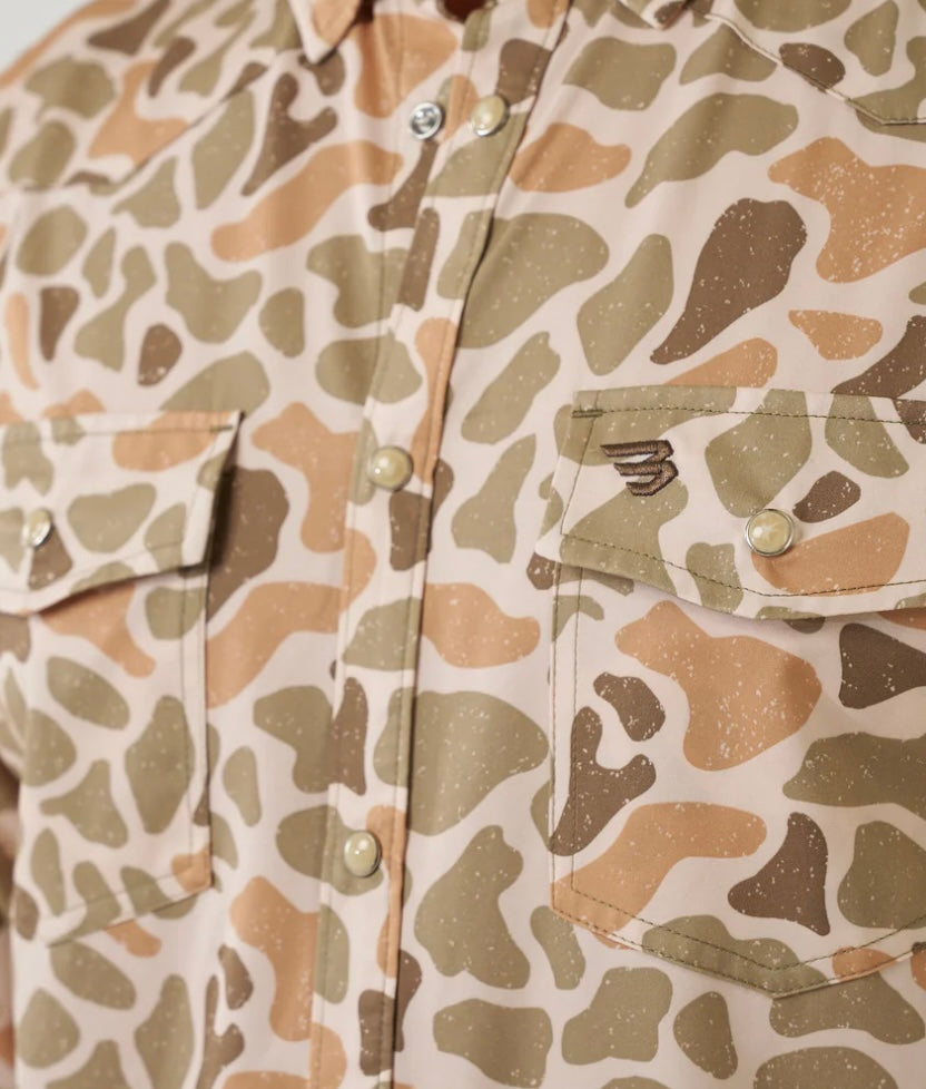 Burlebo Western Performance Shirt-Venado camo