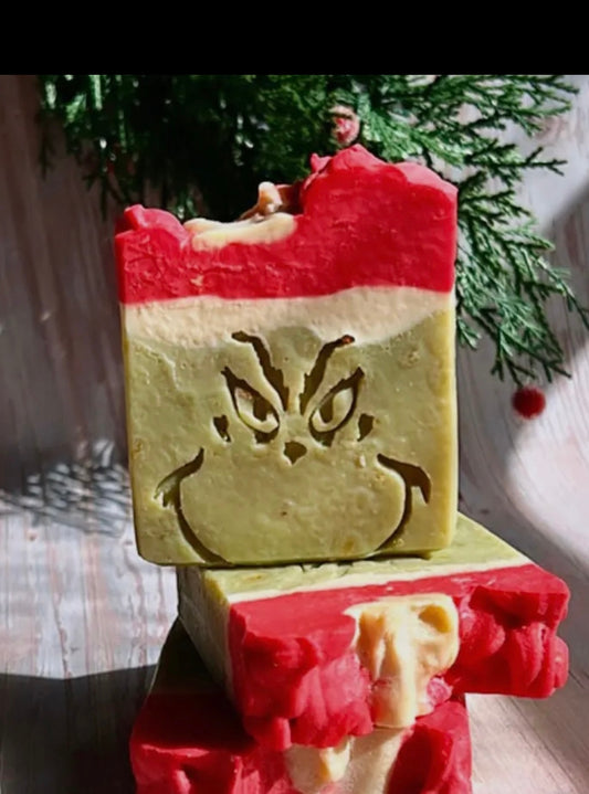 The Grinch avocado soap