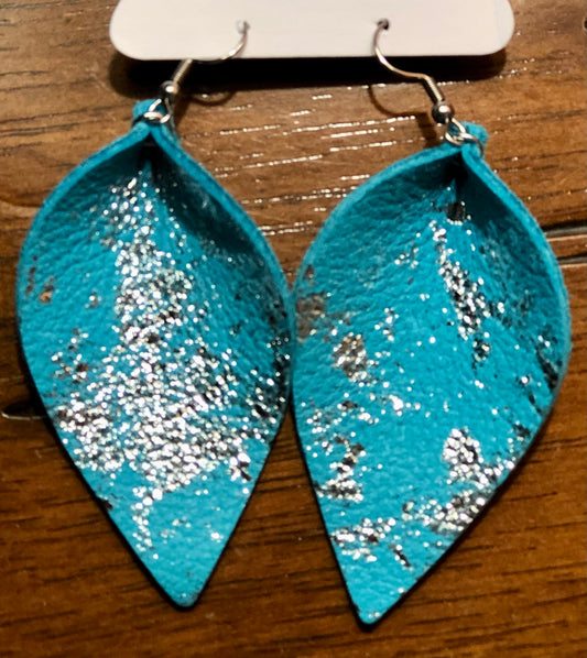 Turquoise lights earrings