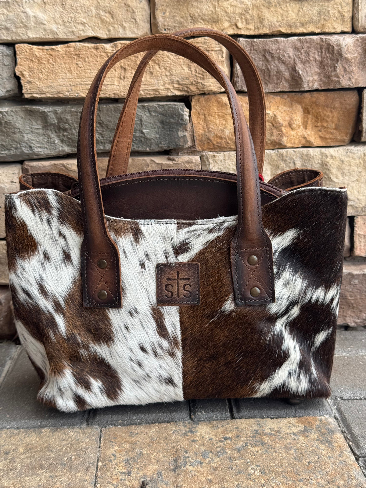 STS cowhide Josie satchel