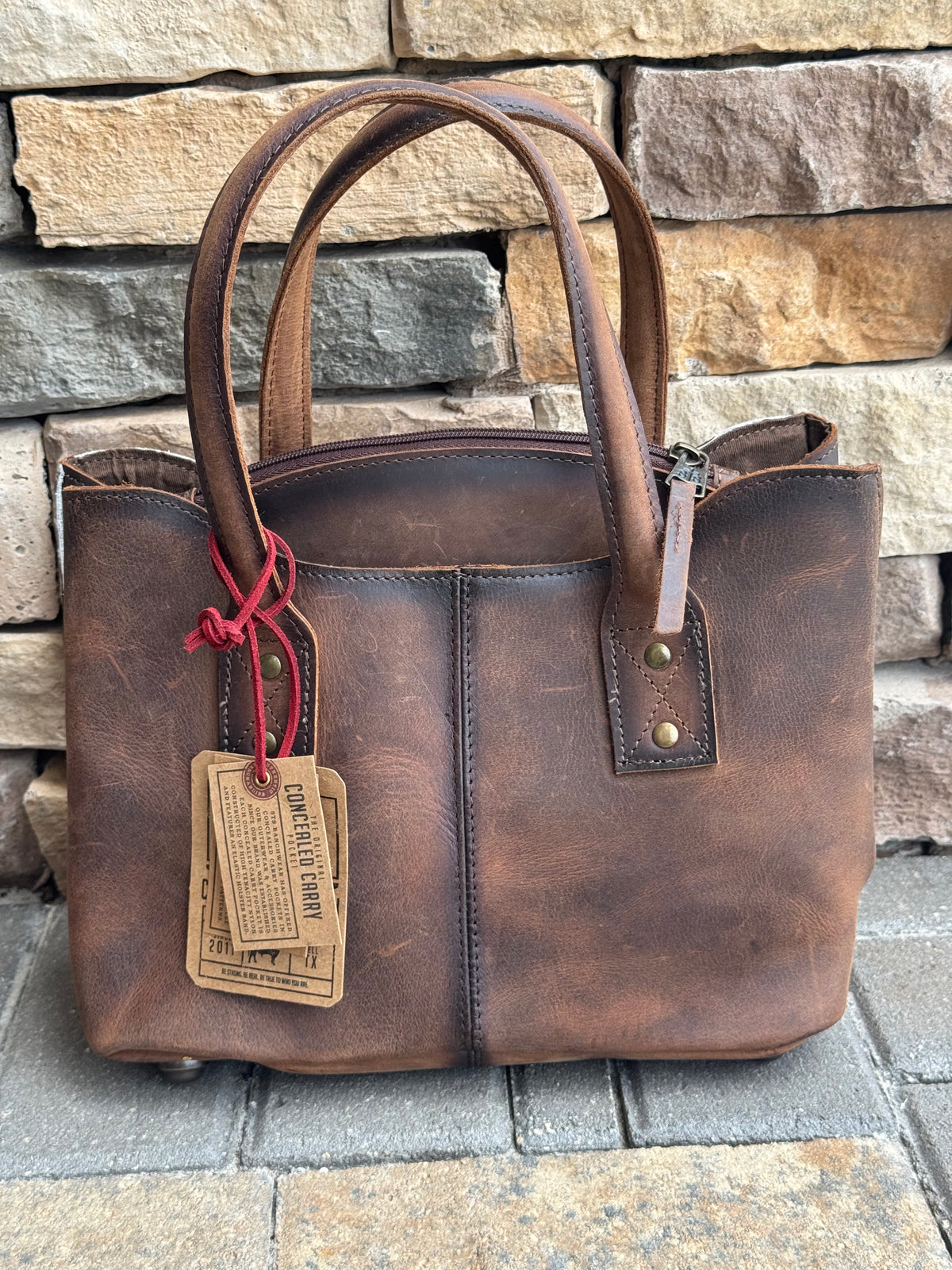 STS cowhide Josie satchel