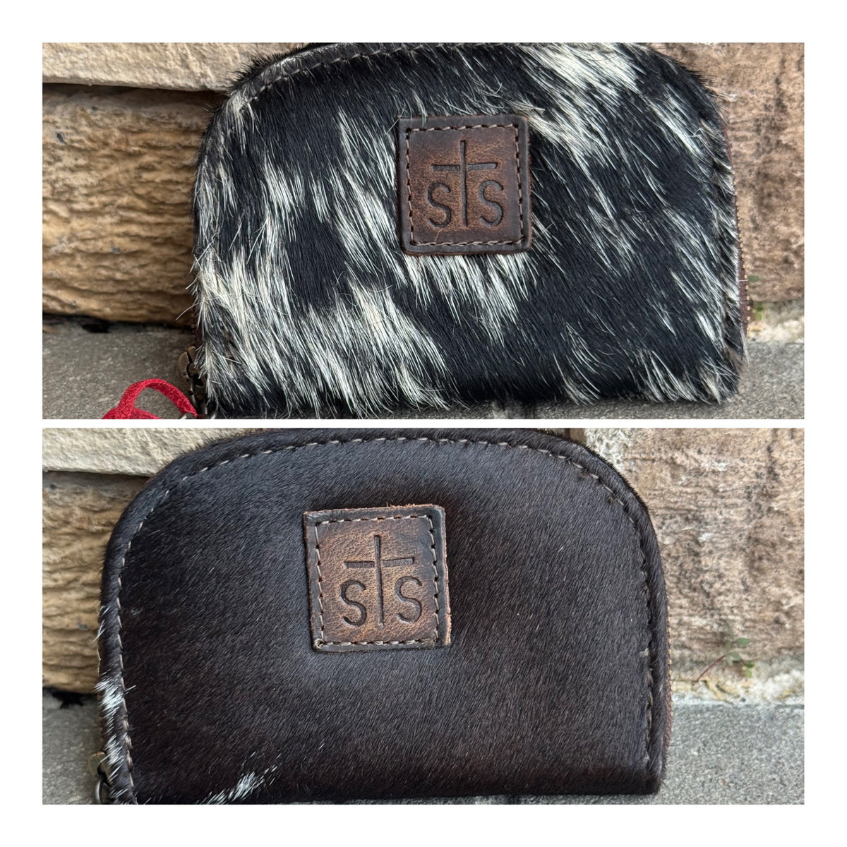 STS Cowhide Adelee keychain wallet