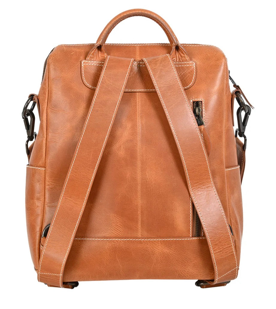 Basic Bliss cowhide backpack 1