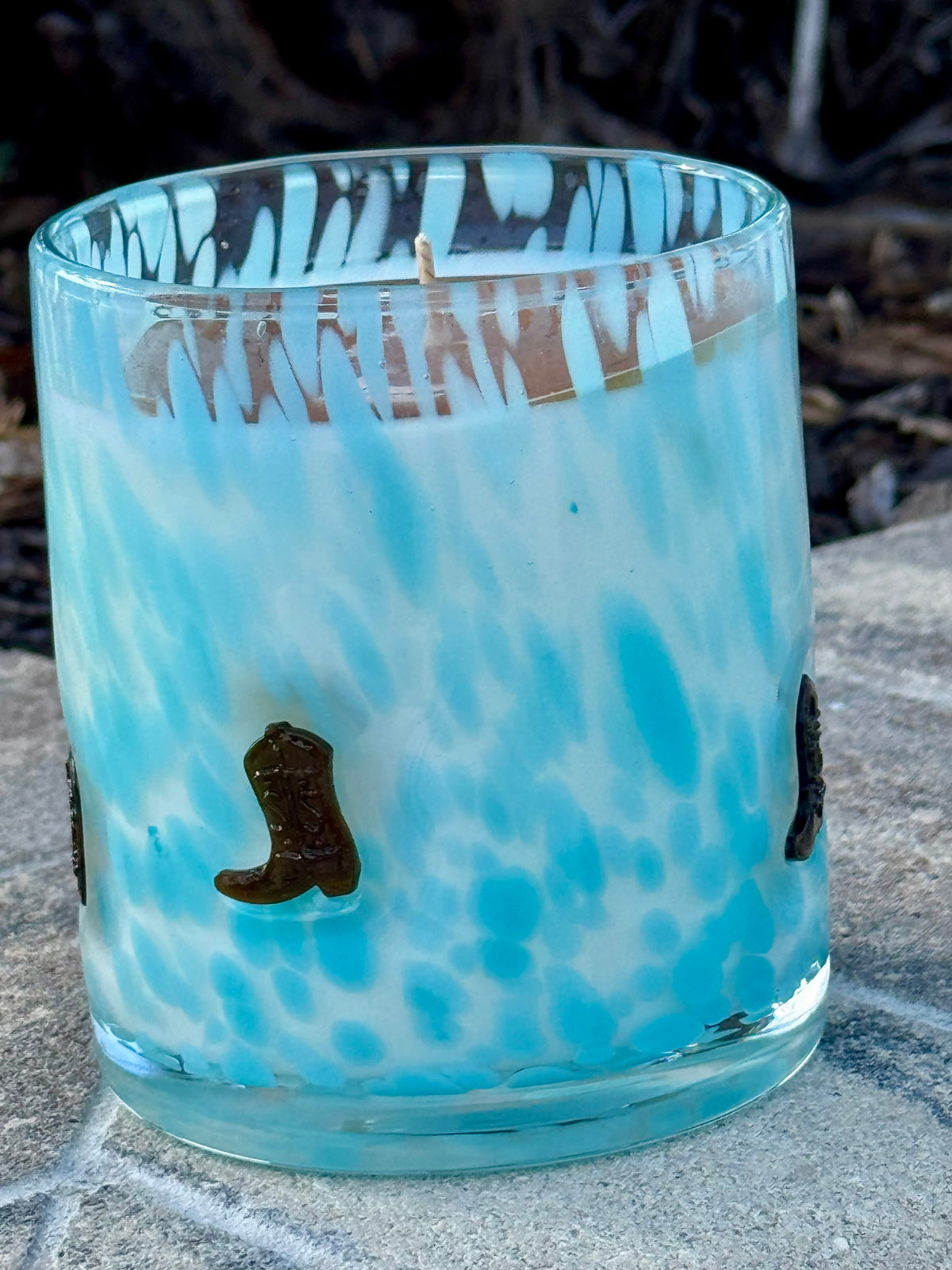 Howdy cowboy hat candle