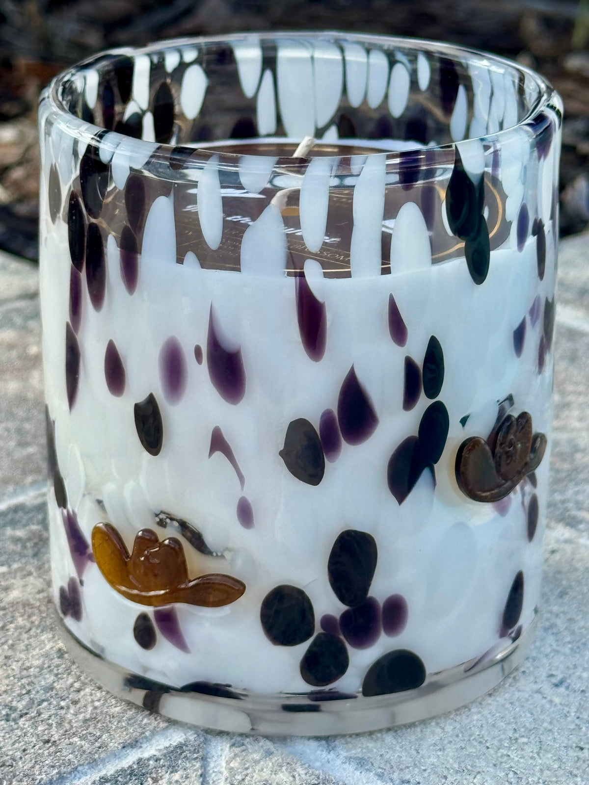Into the sunset cowboy hat candle