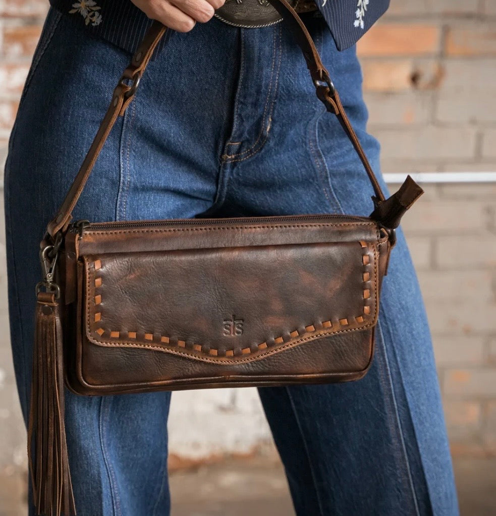 STS Bandera chocolate shoulder bag