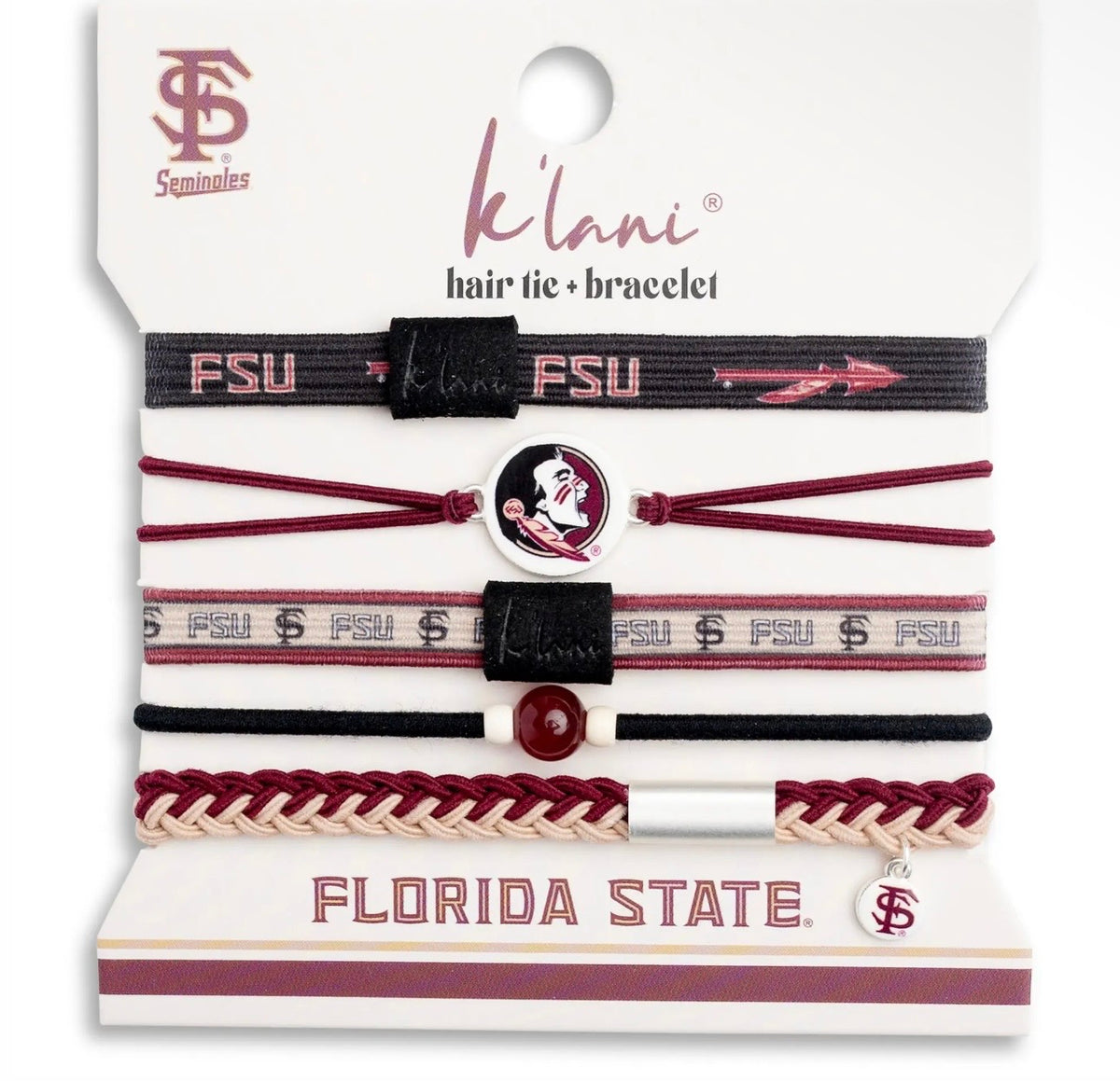FSU or UF hair tie bracelet