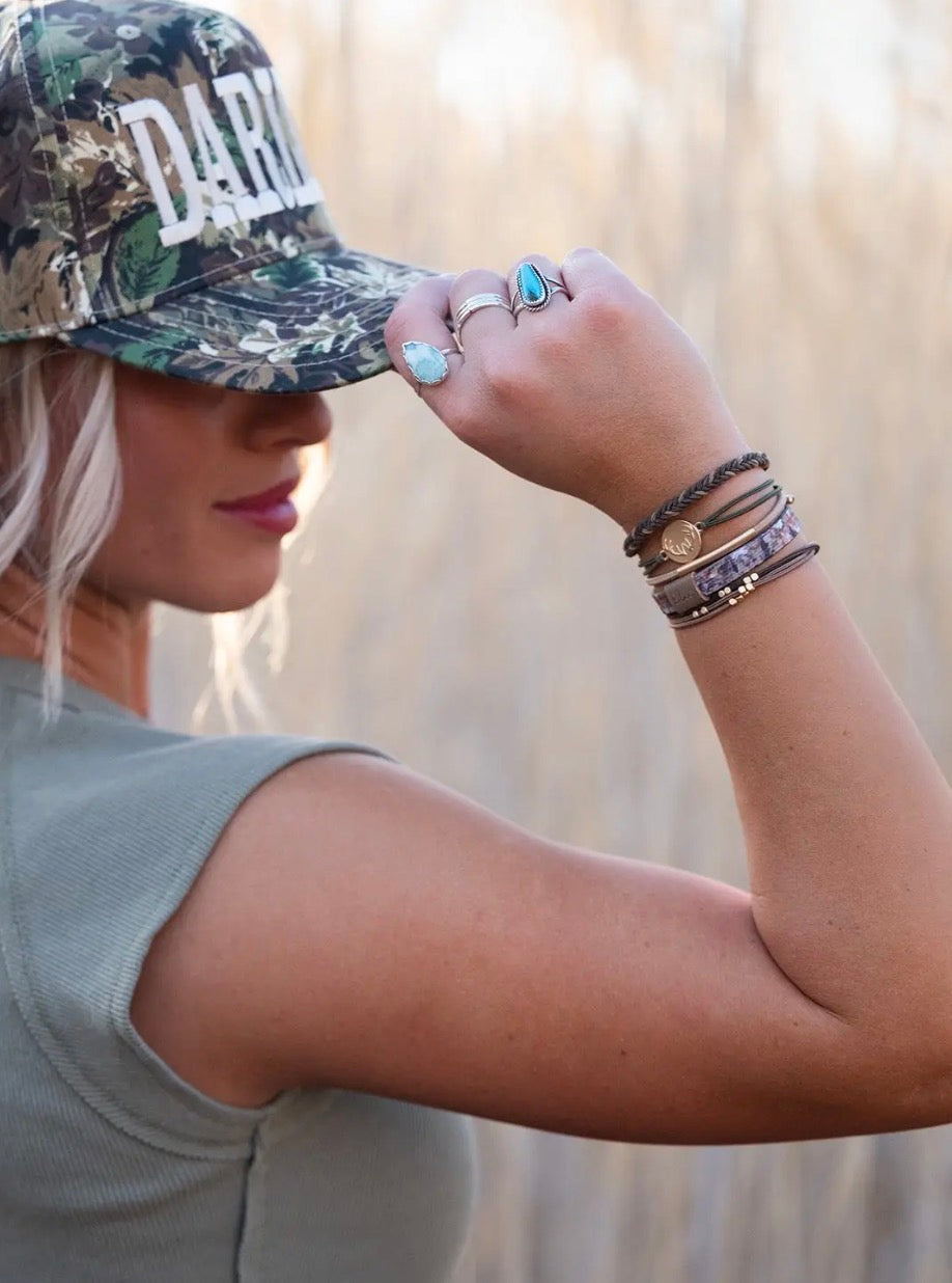 Adapt camo hair tie bracelet set