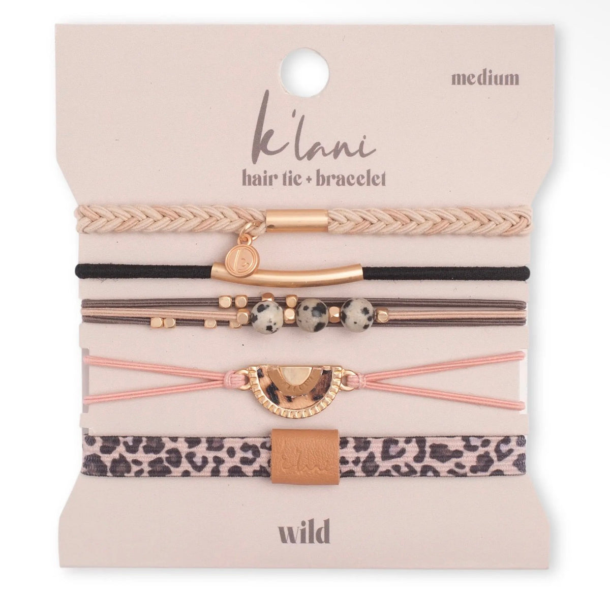 Wild hair tie bracelets
