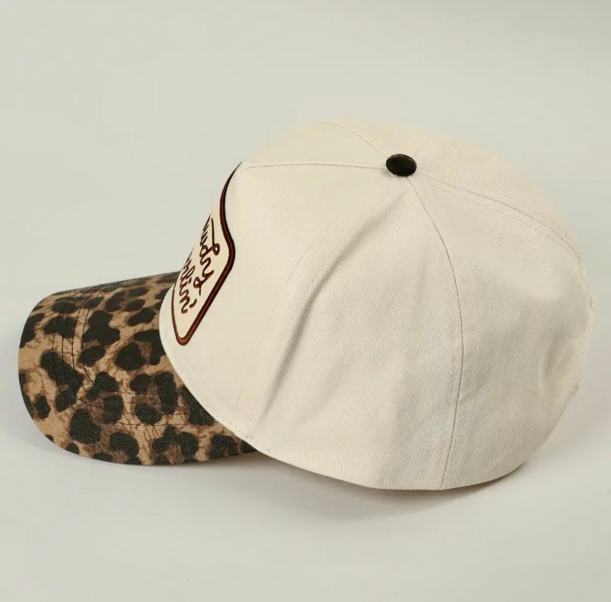 Howdy Darlin leopard brim