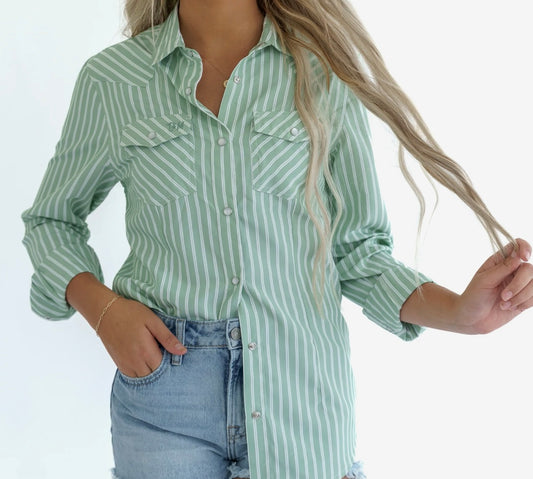 Legends & Mavericks Wild Sage Pearl snap