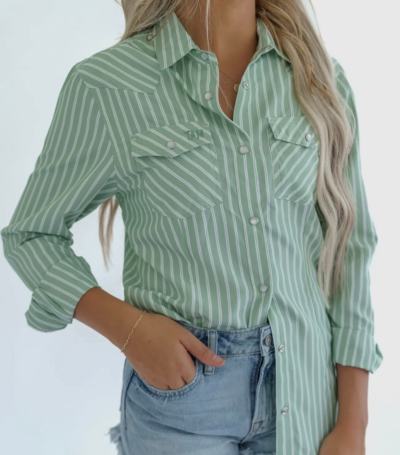 Legends & Mavericks Wild Sage Pearl snap